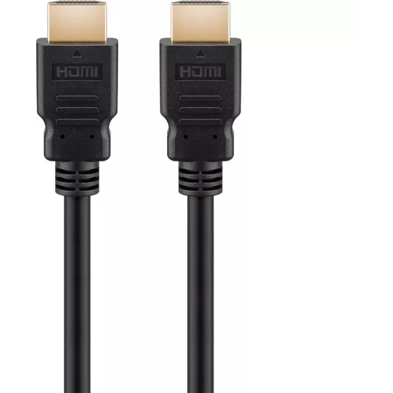 Goobay 61161 - 5 m - HDMI type A (Standard) - HDMI type A (Standard) - 10,2 Gbit/s - Audio Return Channel (ARC) - Zwart (61161)