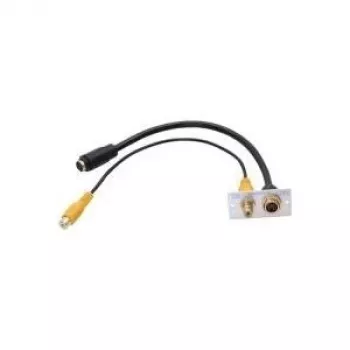 S-Video + cinch-bus Kindermann 7444000505 aluminium 50mm