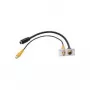 S-Video + cinch-bus Kindermann 7444000505 aluminium 50mm