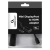 Gembird A-MDPM-HDMIF-02 Videokabel-adapter Mini DisplayPort HDMI type A (standaard) zwart
