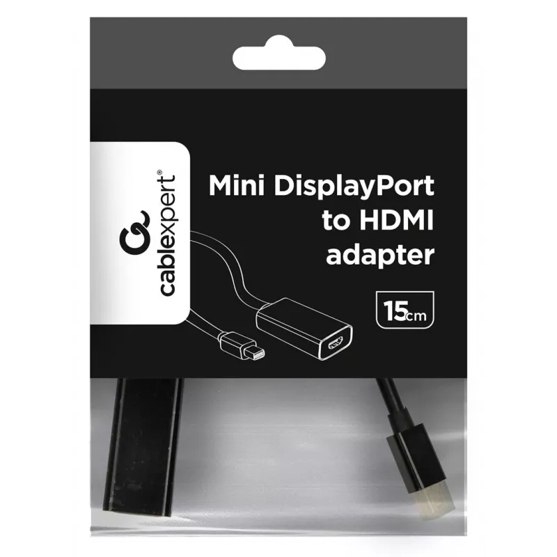 Gembird A-MDPM-HDMIF-02 Videokabel-adapter Mini DisplayPort HDMI type A (standaard) zwart