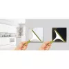 Maclean MCE702W aanraaklichtschakelaar, enkel, glas, ronde knop, 86x86 mm, wit