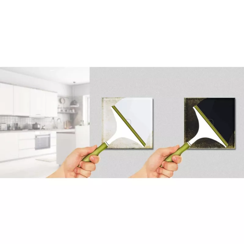Maclean MCE702W aanraaklichtschakelaar, enkel, glas, ronde knop, 86x86 mm, wit