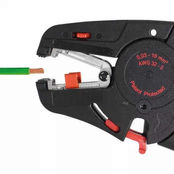 Automatische striptang (zwart/rood, tot 16mm²)