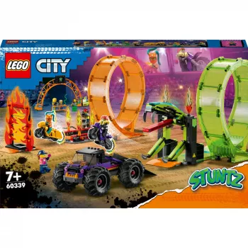 LEGO City 60339 LEGO® CITY Stuntshow-dubbele looping (60339)