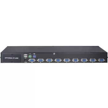 Inter-Tech KVM AS-9108DU rack-inbouw zwart toetsenbord/video/muis (KVM)-switch (88887233)
