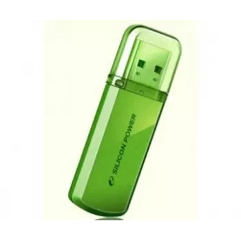 USB-stick Silicon Power Helios 101 — 8 GB, USB 2.0, Type-A, groen, kapdesign