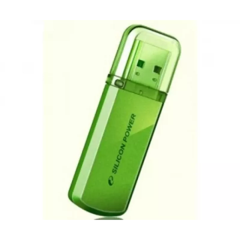 USB-stick Silicon Power Helios 101 — 8 GB, USB 2.0, Type-A, groen, kapdesign