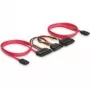 SATA all-in-one-kabel DeLOCK 84356 0,5 m rood