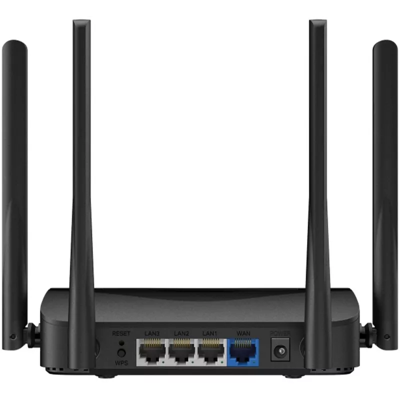 Tafelrouter MERCUSYS MR25BE EasyMesh Wi‑Fi 7 dual‑band 2,4/5 GHz, 3600 Mbit/s, 3× Gigabit-LAN, 4 externe antennes