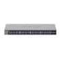 Managed Gigabit Ethernet-switch Netgear GS752TX, 48x RJ-45 10/100/1000, 10G-ondersteuning, 1U rack, grijs