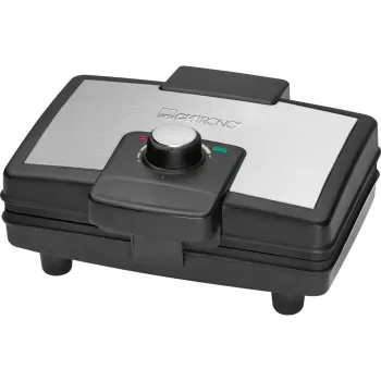 Clatronic WA 3606 wafelijzer 2 wafels zwart, roestvrij staal 800 W