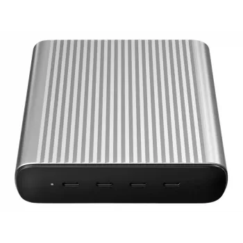 HYPER 245W GaN desktopopladers voor laptop, smartphone, tablet zwart, zilver AC, accu snel opladen indoor