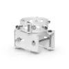 Ubiquiti UACC-Wave-AP-Micro-Mount paalmontagebeugel voor 4x Wave AP Micro, roestvrij staal, paal 25–76 mm, wit