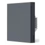 AQARA Smart wandschakelaar H1 EU (zonder nulleider, enkelpolig) (WS-EUK01-G), grijs - Zigbee wandschakelaar met relais