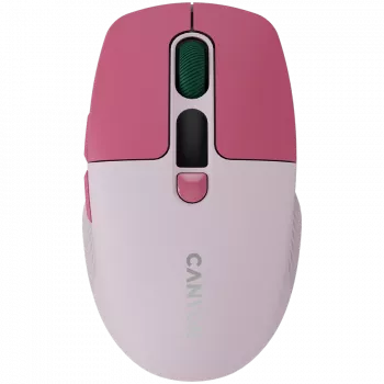Canyon MW-26 - 2in1 draadloze optische muis Bluetooth / 2,4 GHz - stil - roze