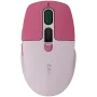 Canyon MW-26 - 2in1 draadloze optische muis Bluetooth / 2,4 GHz - stil - roze