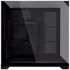 Lian Li O11 Vision Compact pc-behuizing bundel + 3x UNI FAN SL-INF 120 Reverse Blade ventilatoren - zwart