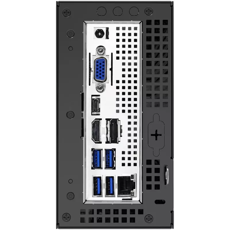 ASRock DeskMini H470 - barebone - mini-pc - LGA1200-socket - Intel H470 - geen CPU - RAM 0 GB - GigE