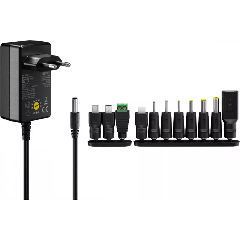 Goobay 65592 voeding zwart