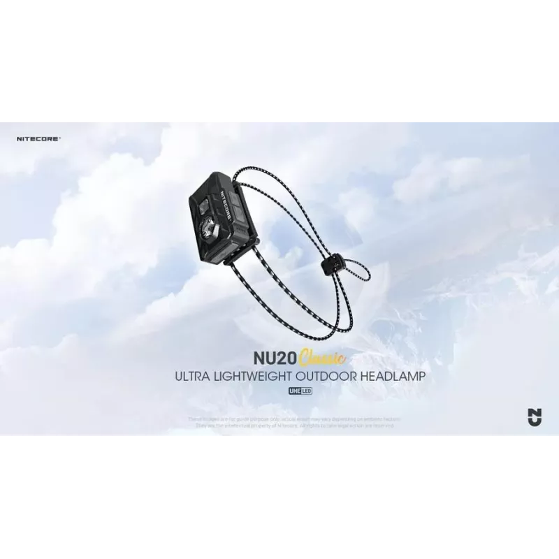 Hoofdlamp NU-serie 360 LUMENS/NU20 Classic Nitecore