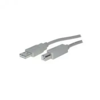 USB-kabel S/CONN 5m USB 2.0 A - USB 2.0 B grijs
