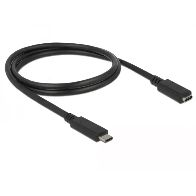 USB-kabel DeLOCK 85533 USB 3.2 Gen 1 1m USB-C zwart