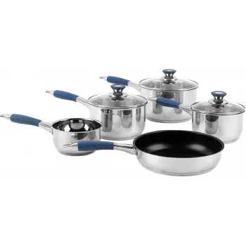 Pannenset Russell Hobbs RH01179EU, 5-delig, blauw