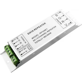 LED-stripversterker EUROLITE 50533000 voor 12-V- en 24-V-LED-installaties