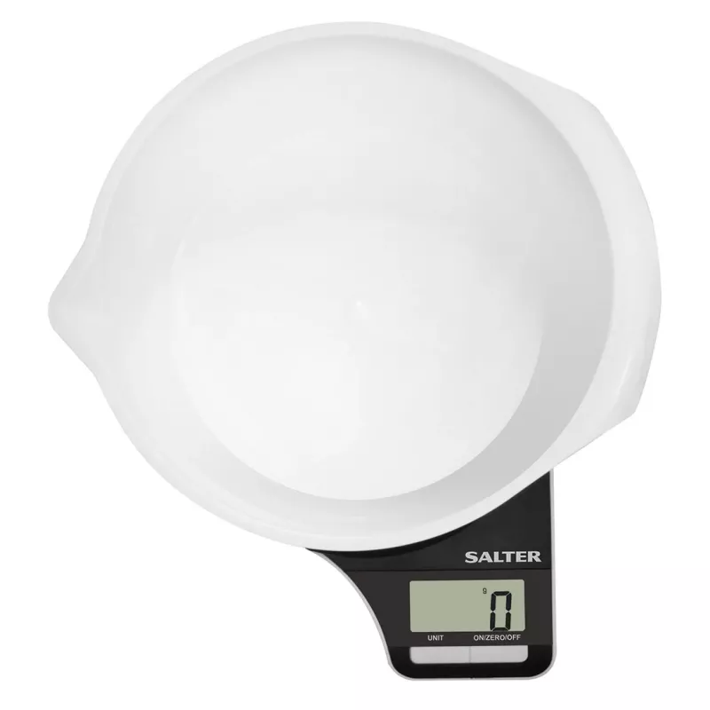 Keukenweegschaal Salter Electronic Jugscale zwart/wit