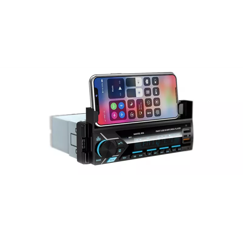Auto digitaal mediaspeler Navitel RD6 — 4x45 W audioplayer, weergave van digitale en externe bronnen, single-DIN inbouw