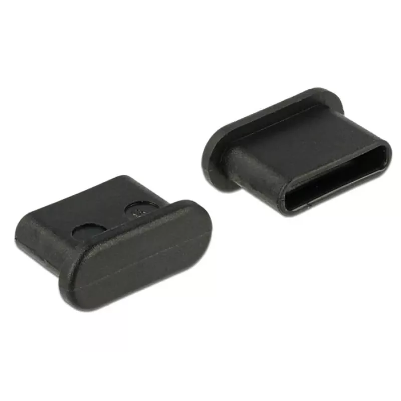 Busafscherming DeLOCK 64014 USB Type-C zwart 10 stuks