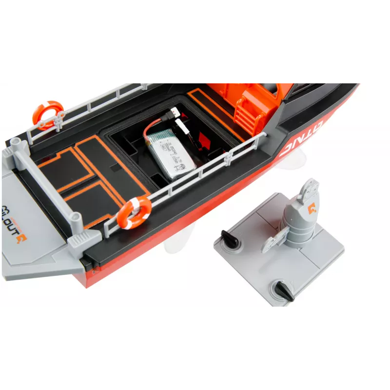 Amewi reddingsboot 26117 — brushless-jetaandrijving, 320 mm, zwart/rood