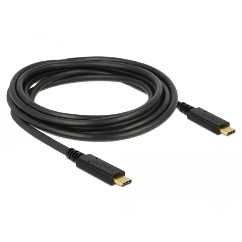 USB-kabel DeLOCK 83325 USB 2.0 3 m USB-C zwart