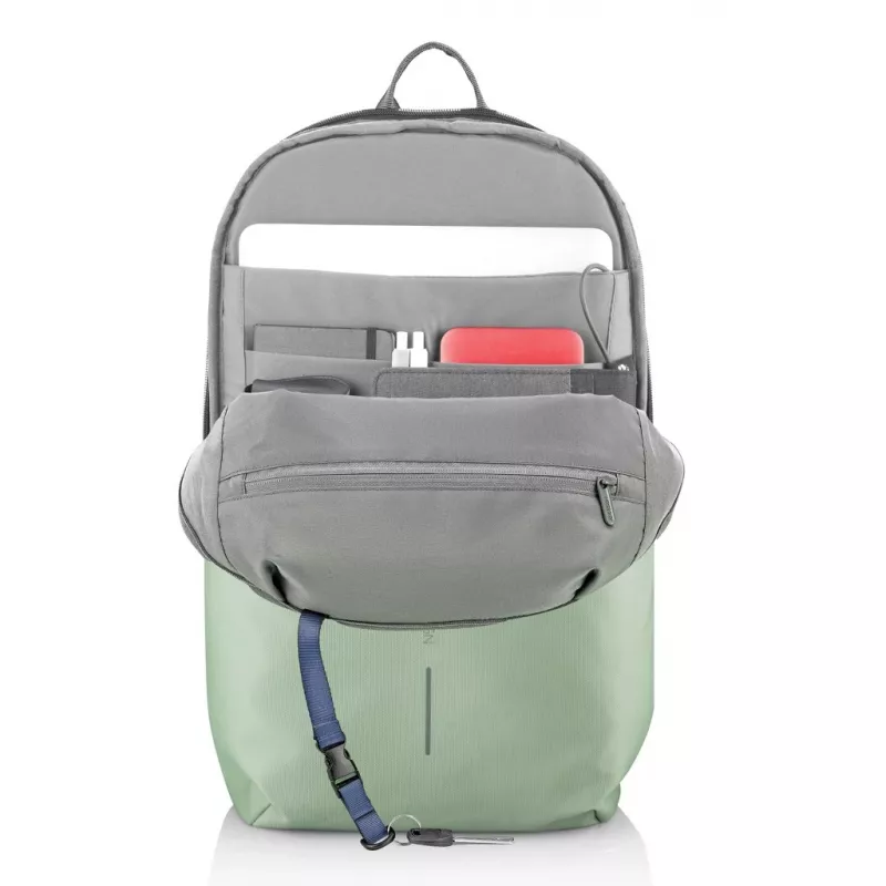 Diefstalbeveiligde rugzak XDDESIGN Bobby Soft — Iceberg groen, model P705.999