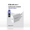 QOLTEC Super Quick PD-oplader 20W USB-C (5V/12V) – draagbare snellader