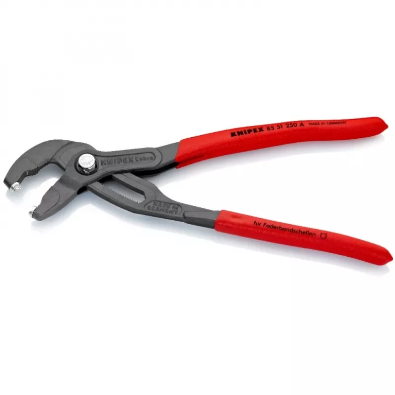 Knipex veerbandschellentang totale lengte 250 mm max. spanwijdte 70 mm instellingen 25