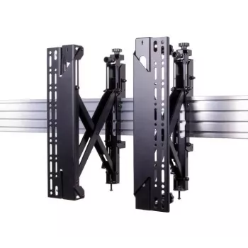 B-TECH montagerails -50kg VESA 400/voor BT8390/2 stuks/verstelbaar (BT8390-VESA400MAP/B V2)