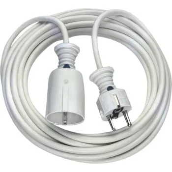 Brennenstuhl 1168430 verlengsnoer Schuko, 3 m, wit, voor binnengebruik