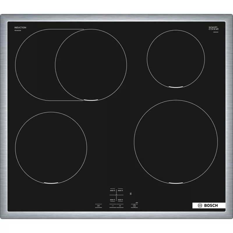 Bosch HEG578BB4 + NIF645CB5E kooktoestel-set inductiekookplaat elektrisch
