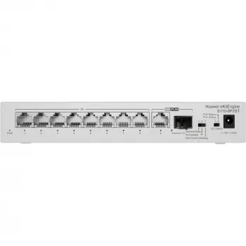 HUAWEI eKit S110 Series S110-8P2ST Unmanaged L2 Gigabit Ethernet (10/100/1000) Power over Ethernet (PoE) Grijs