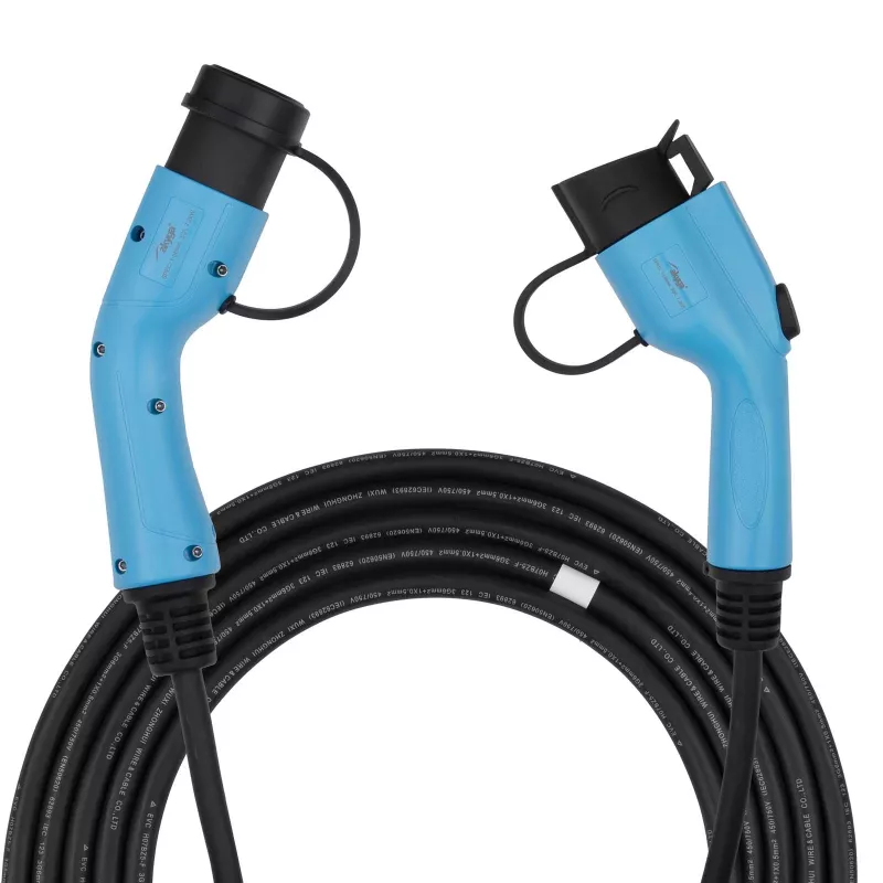 Akyga AK-EC-08 EV-laadkabel Type 2 naar Type 1, eenfasig, 32 A, 7,2 kW, 6 m