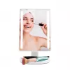 Vrijstaande cosmeticaspiegel Girmi BE04 – rechthoekig met 1x vergroting, witte LED, USB/4×AA, 180°-draaibaar
