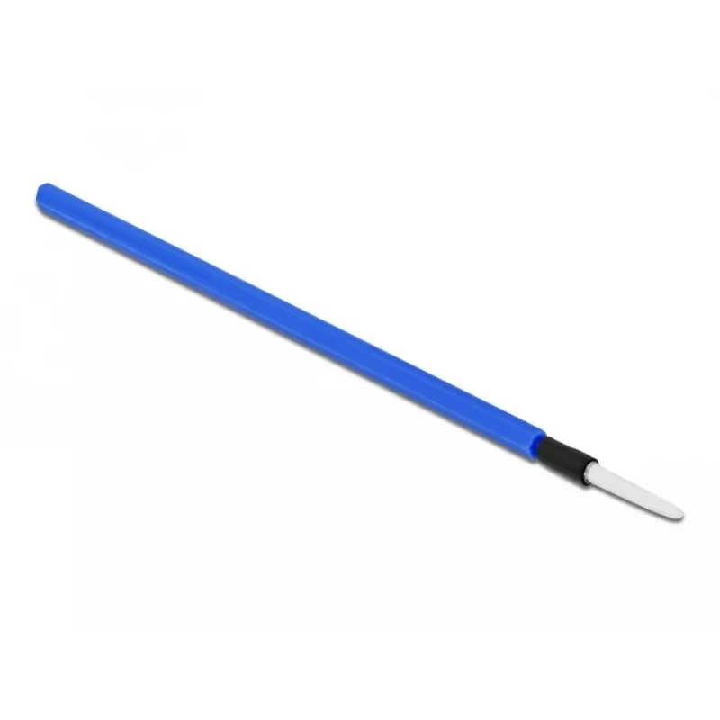 Delock 86780 glasvezelreinigingsstaafjes, 10 cm, blauw, verpakking van 5