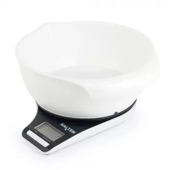 Keukenweegschaal Salter Electronic Jugscale zwart/wit