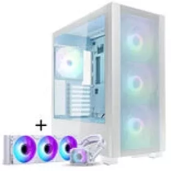 PHANTEKS XT Pro Ultra venster van gehard glas, D-RGB + Glacier One 360M25 Gen2 DRGB, 360 mm, bundel - wit