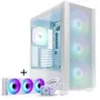 PHANTEKS XT Pro Ultra venster van gehard glas, D-RGB + Glacier One 360M25 Gen2 DRGB, 360 mm, bundel - wit