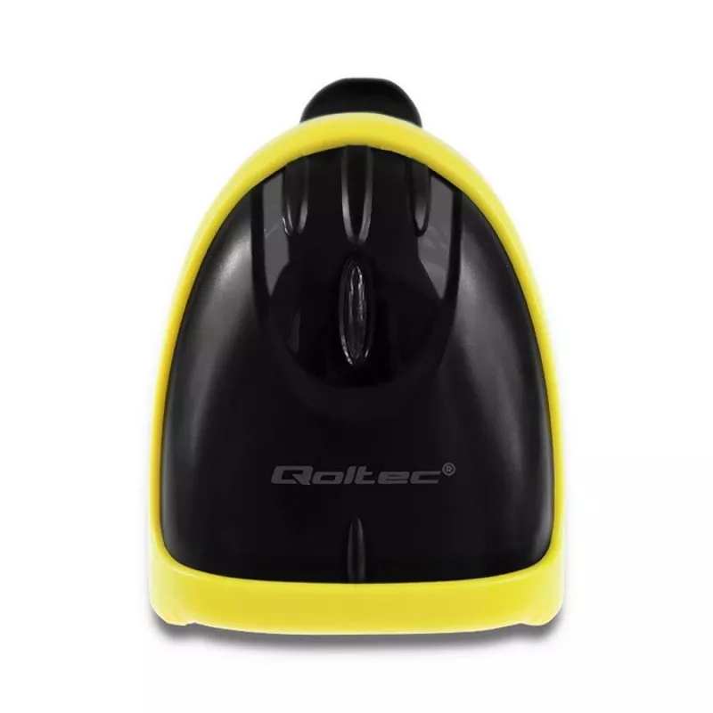 Qoltec 50867 laserbarcodescanner 1D/2D, USB, zwart