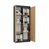 RS-80 HEMN OFFICE stellingkast, antraciet/artisan eiken