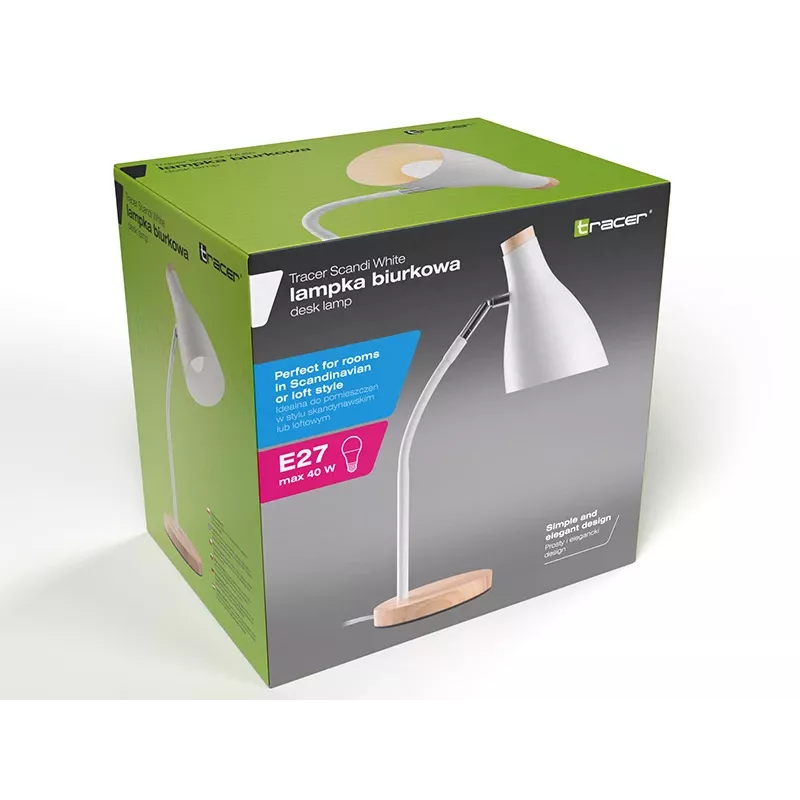 Tracer Scandi White bureaulamp TRAOSW47235